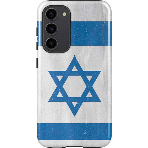 Israel Flag Distressed Galaxy S23 Plus Pro Case